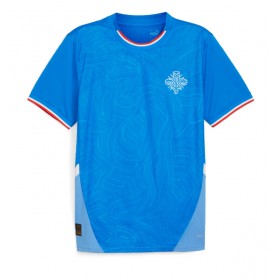 Pánské fotbalový oblečení Island Domácí košile 2024 Krátkým Rukávem